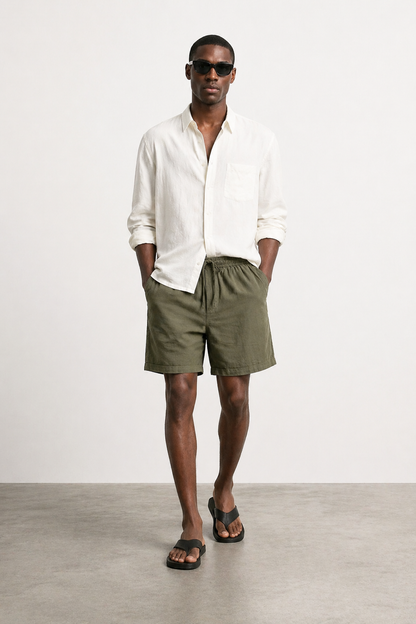 Lyle & Scott · Bermuda uomo lino
