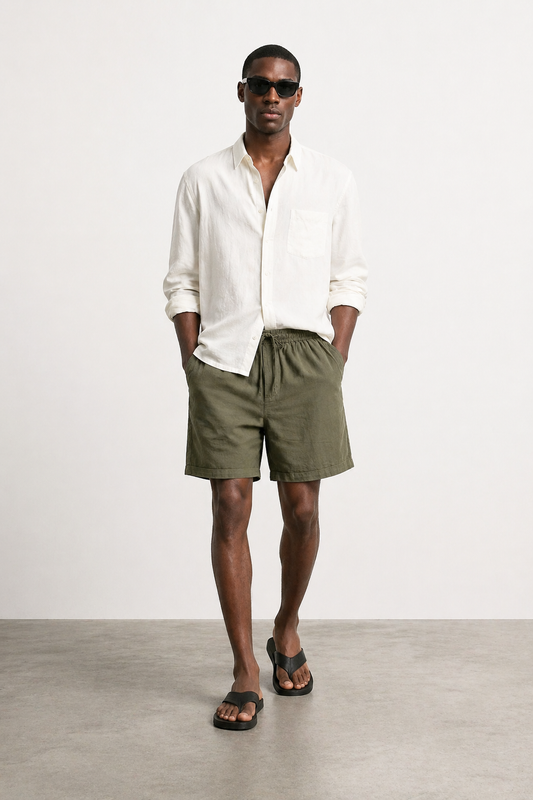 Lyle & Scott · Bermuda uomo lino