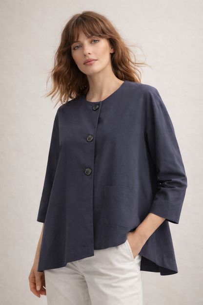 Rebeka Ross · Giacca donna bottoni tasca applicata
