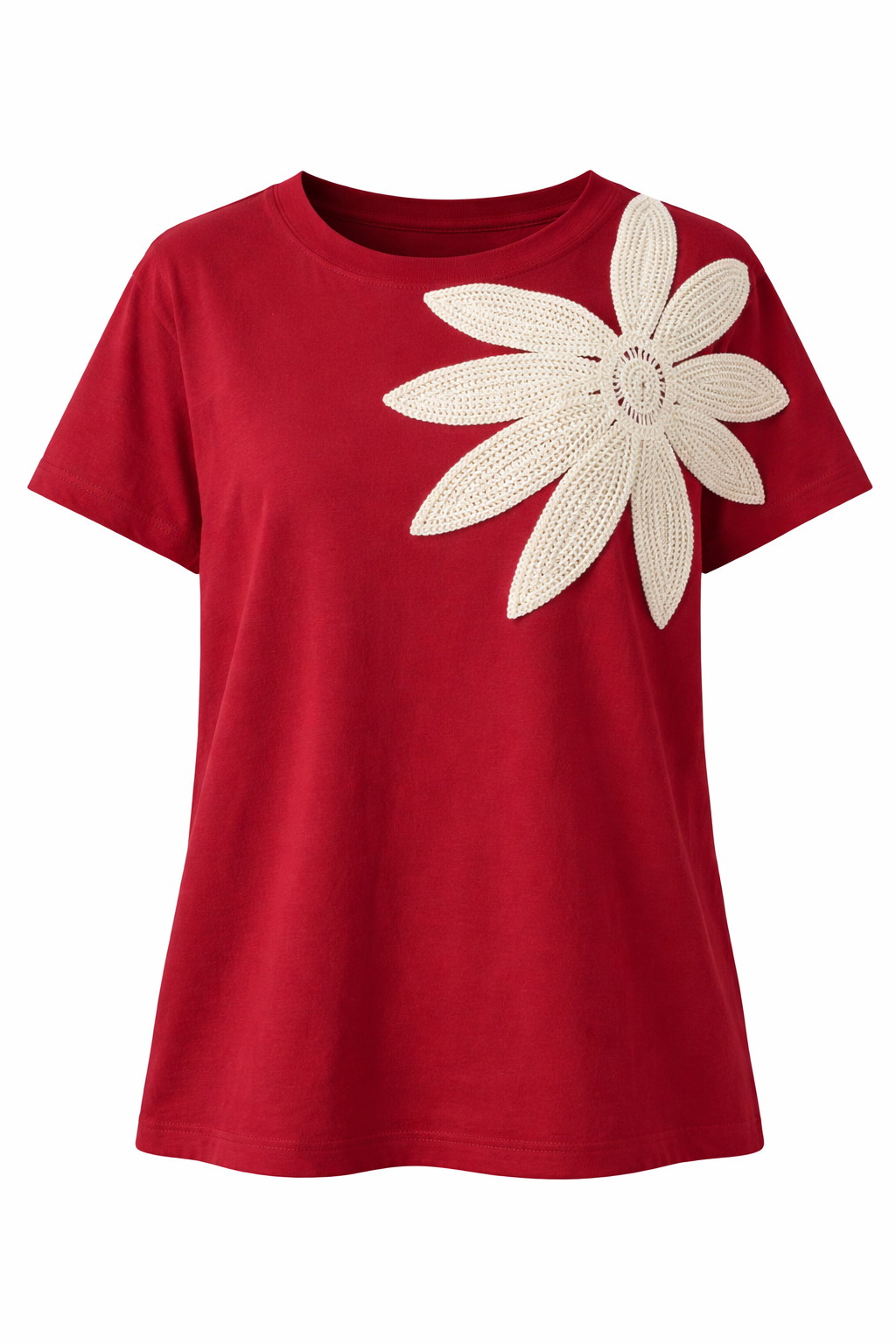 Six Months for Two · T-shirt donna applicazione floreale