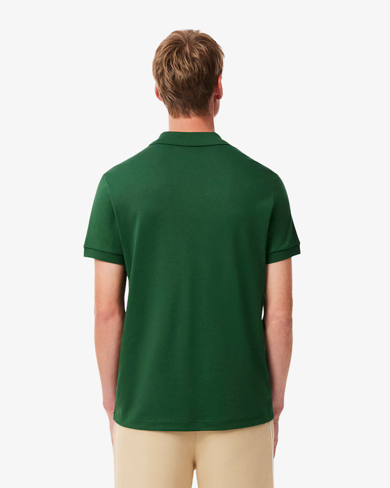 LACOSTE Polo Uomo Manica Corta Cotone Pima Verde