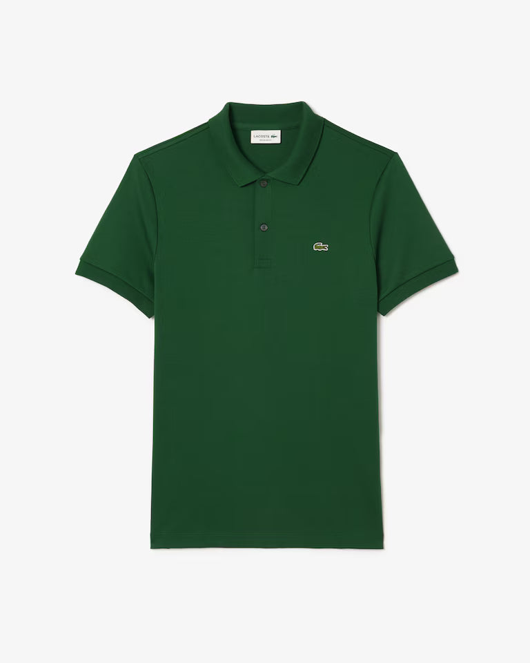 LACOSTE Polo Uomo Manica Corta Cotone Pima Verde