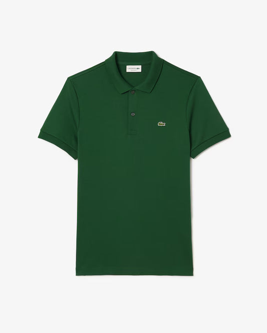 LACOSTE Polo Uomo Manica Corta Cotone Pima Verde