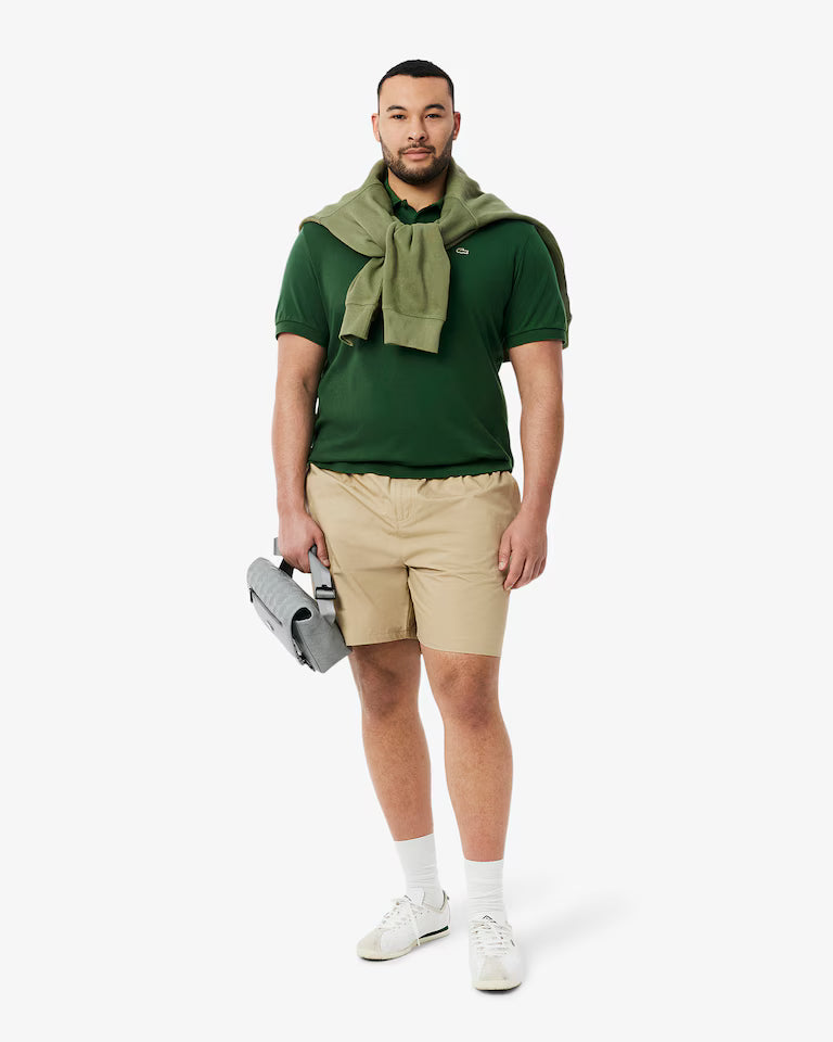 LACOSTE Polo Uomo Manica Corta Cotone Pima Verde
