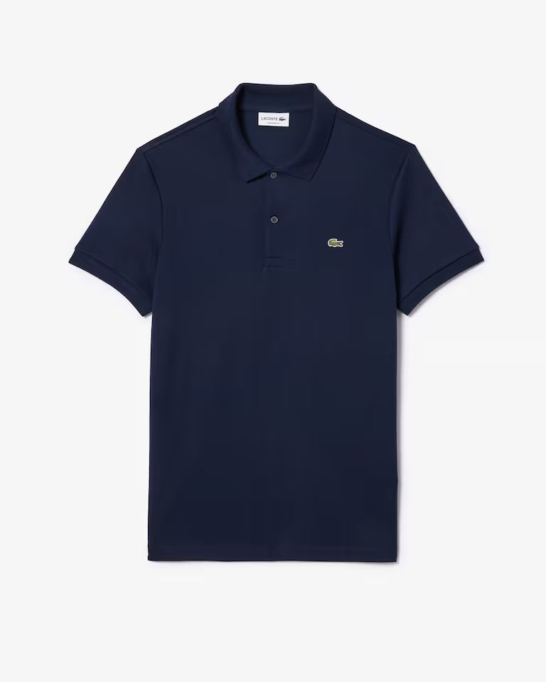 LACOSTE Polo Uomo Manica Corta Cotone Pima Blu