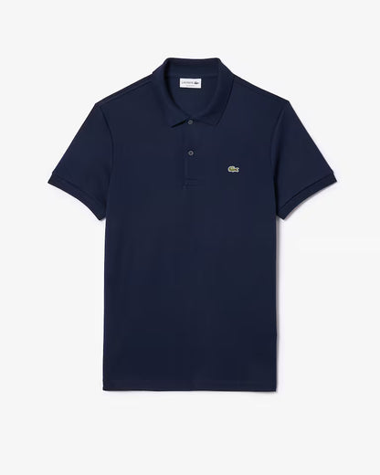 LACOSTE Polo Uomo Manica Corta Cotone Pima Blu