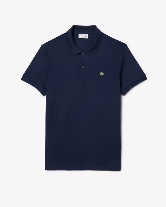 LACOSTE Polo Uomo Manica Corta Cotone Pima Blu