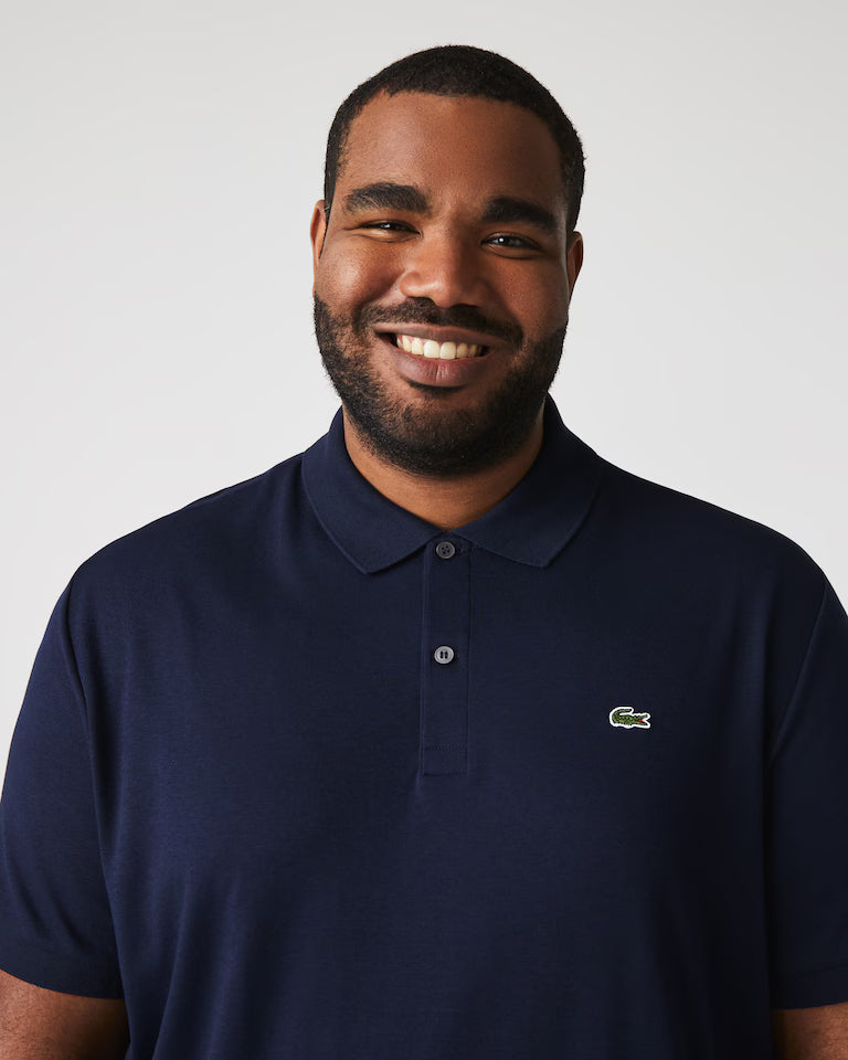 LACOSTE Polo Uomo Manica Corta Cotone Pima Blu