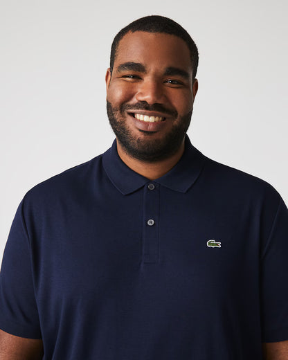 LACOSTE Polo Uomo Manica Corta Cotone Pima Blu