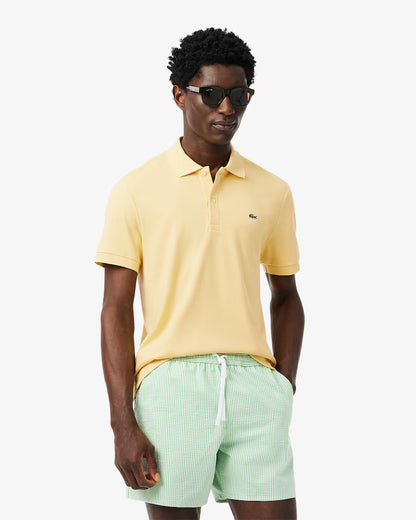 LACOSTE Polo Uomo Manica Corta Cotone Pima Giallo