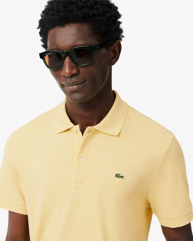 LACOSTE Polo Uomo Manica Corta Cotone Pima Giallo