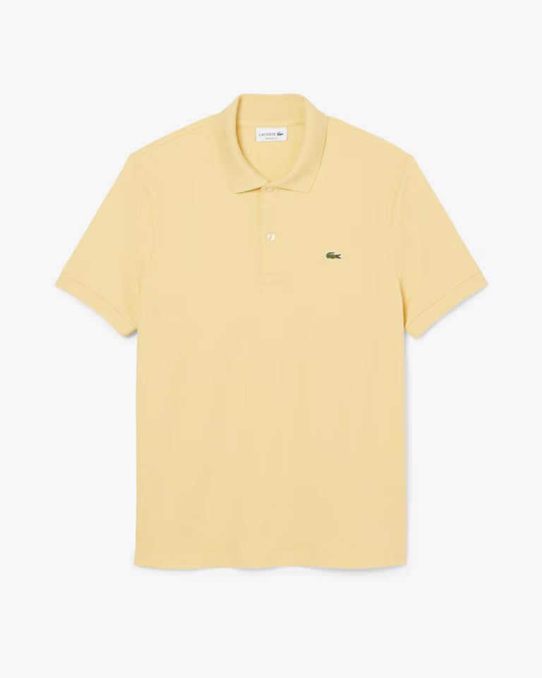 LACOSTE Polo Uomo Manica Corta Cotone Pima Giallo