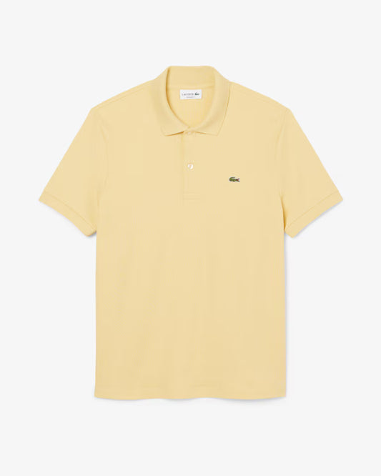 LACOSTE Polo Uomo Manica Corta Cotone Pima Giallo