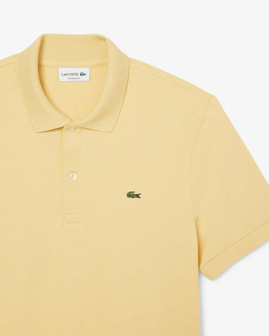 LACOSTE Polo Uomo Manica Corta Cotone Pima Giallo