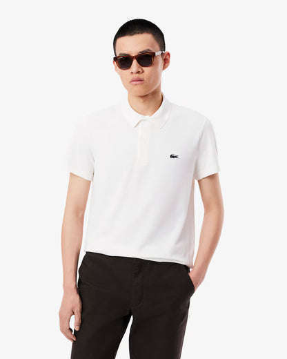 Polo Uomo Lacoste DH5522 Cotone Traspirante Manica Corta Bianco 001