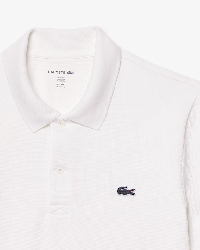 Polo Uomo Lacoste DH5522 Cotone Traspirante Manica Corta Bianco 001