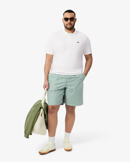 Polo Uomo Lacoste DH5522 Cotone Traspirante Manica Corta Bianco 001