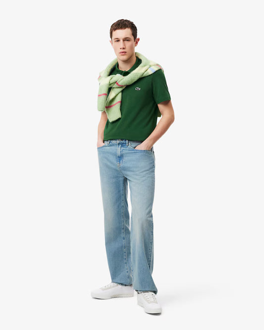 Lacoste · Polo uomo manica corta traspirante verde