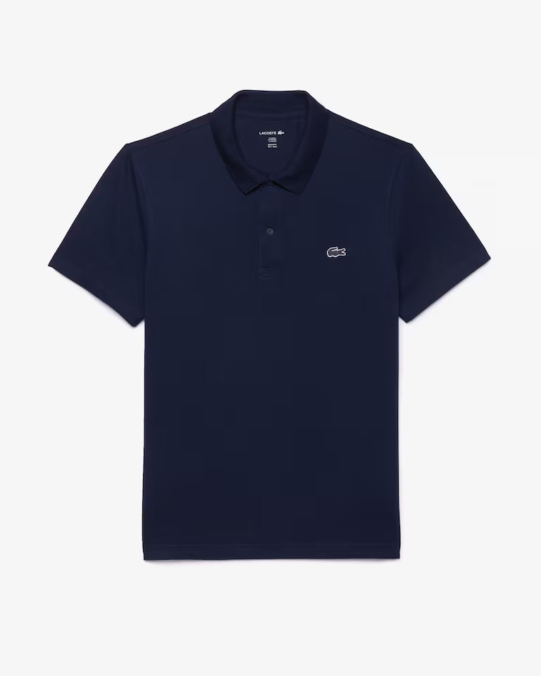 Polo Uomo Lacoste DH5522 Cotone Traspirante Manica Corta Blu 166
