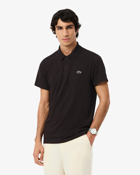 Lacoste Polo Uomo Manica Corta in Cotone Traspirante Marrone