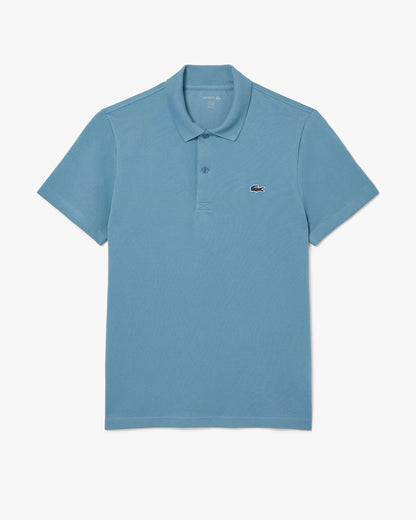 Polo Uomo Lacoste DH5522 Cotone Traspirante Manica Corta Celeste HD9