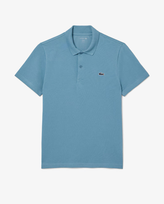 Polo Uomo Lacoste DH5522 Cotone Traspirante Manica Corta Celeste HD9