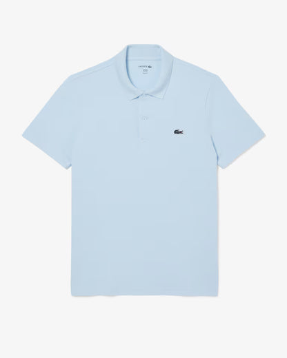 Polo Uomo Lacoste DH5522 Cotone Traspirante Manica Corta Celeste T01