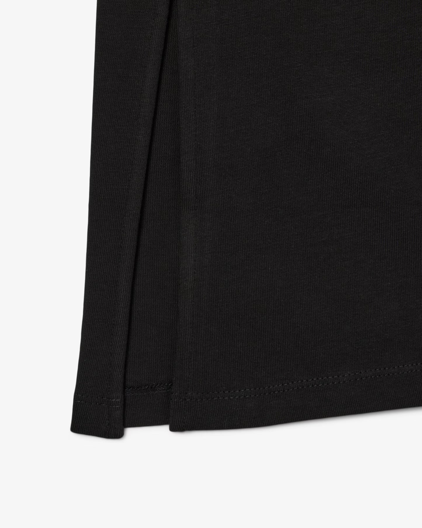 LACOSTE Abito Donna T-Shirt in Jersey di Cotone Organico Nero