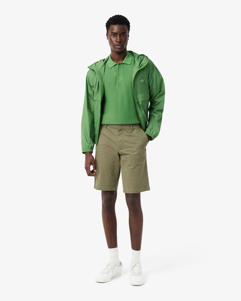 Lacoste · Bermuda chino uomo slim verde cachi