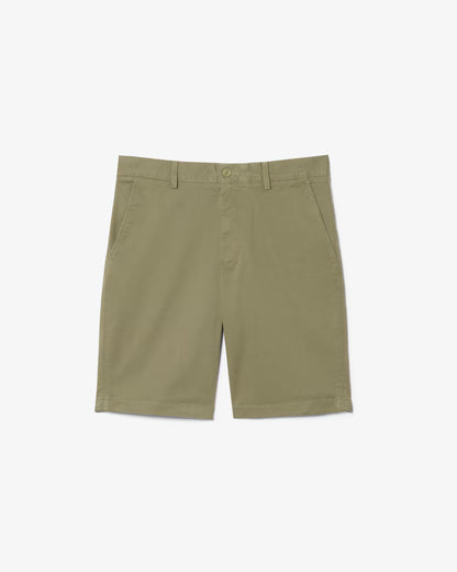 Lacoste · Bermuda chino uomo slim verde cachi