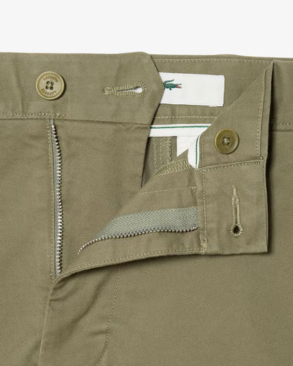 Lacoste · Bermuda chino uomo slim verde cachi