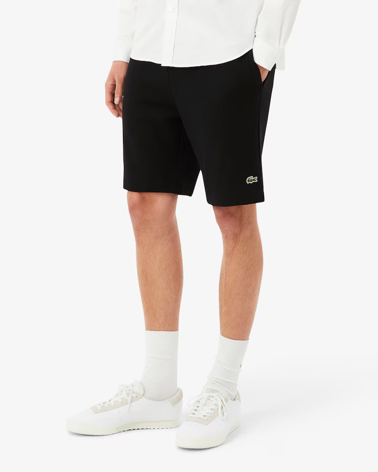 Lacoste · Bermuda uomo regular felpato nero