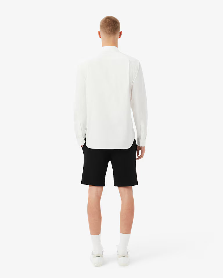 Lacoste · Bermuda uomo regular felpato nero