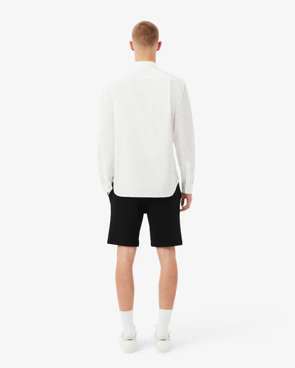 Lacoste · Bermuda uomo regular felpato nero