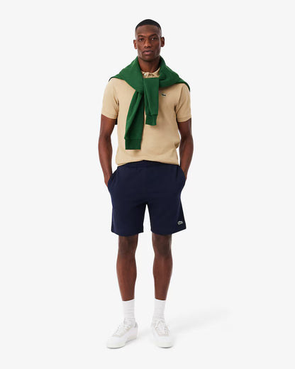 Lacoste · Bermuda uomo regular felpato blu