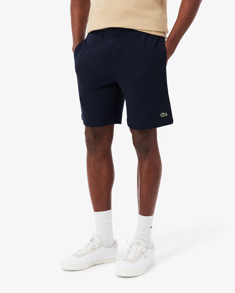 Lacoste · Bermuda uomo regular felpato blu