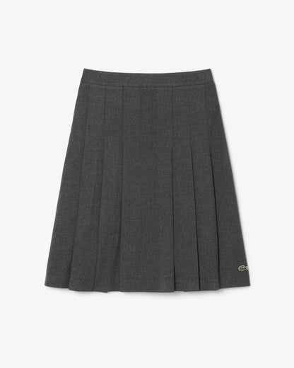 LACOSTE Gonna midi plissettata in flanella