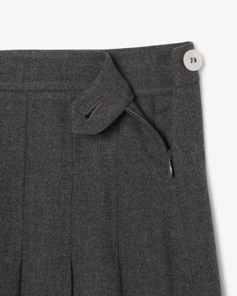 LACOSTE Gonna midi plissettata in flanella