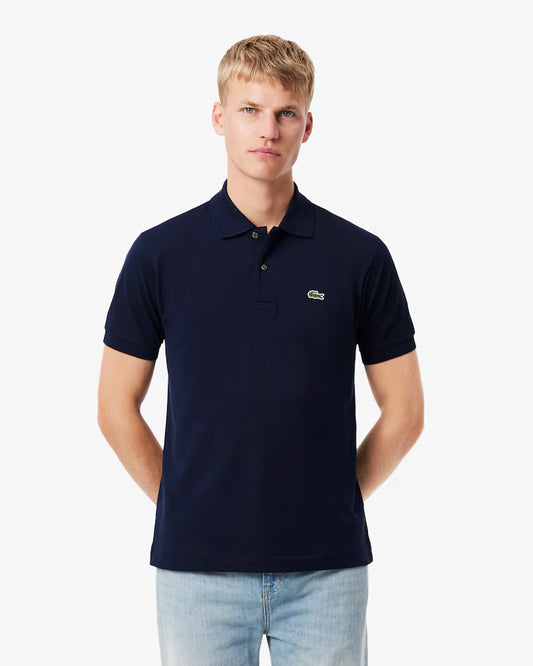 Polo Uomo Manica Corta Lacoste L1212 Blu Marine