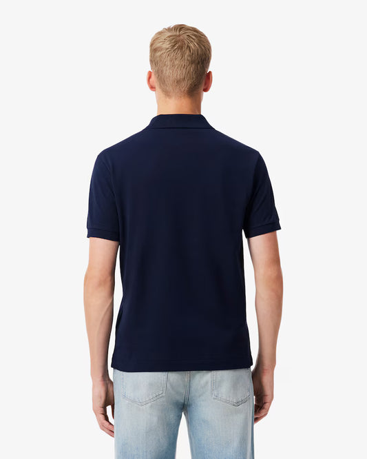 Polo Uomo Manica Corta Lacoste L1212 Blu Marine