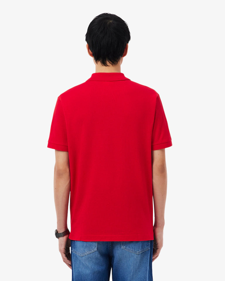 Lacoste · Polo L1212 uomo manica corta piqué rosso