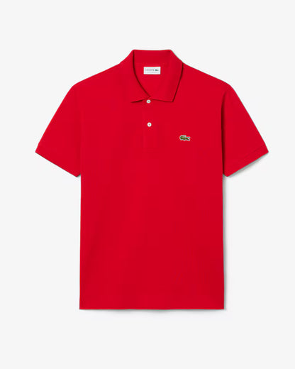 Lacoste · Polo L1212 uomo manica corta piqué rosso