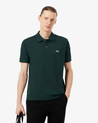 Lacoste · Polo L1212 uomo manica corta piqué verde