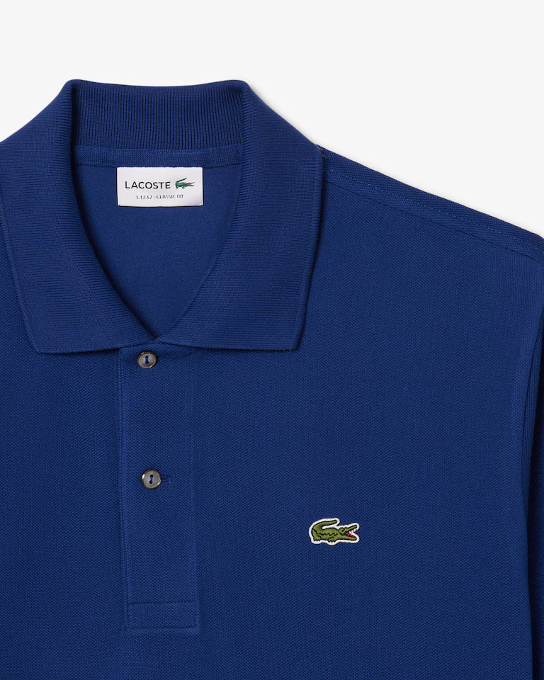Lacoste · Polo L1212 uomo manica corta piqué blu navy