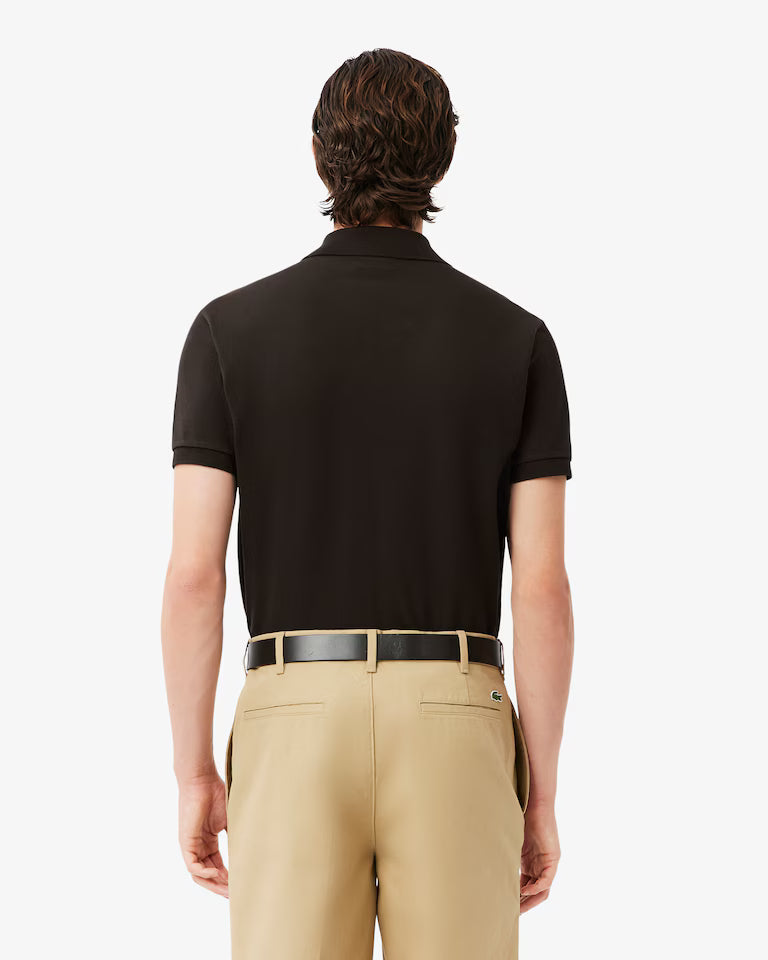 Lacoste Polo maniche corte classic fit marrone