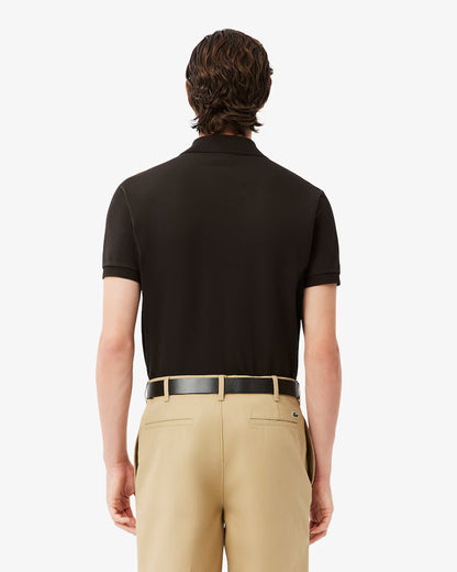 Lacoste Polo maniche corte classic fit marrone