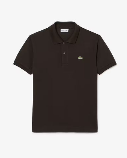 Lacoste Polo maniche corte classic fit marrone