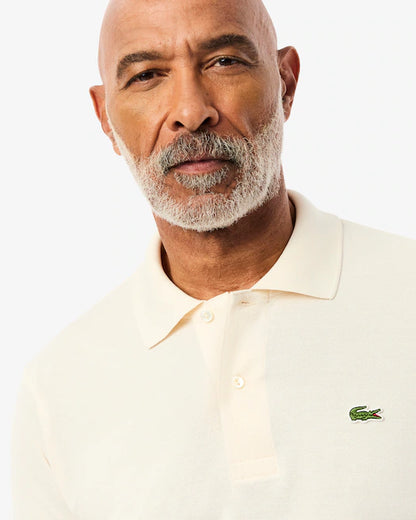 Lacoste Polo maniche corte classic fit beige