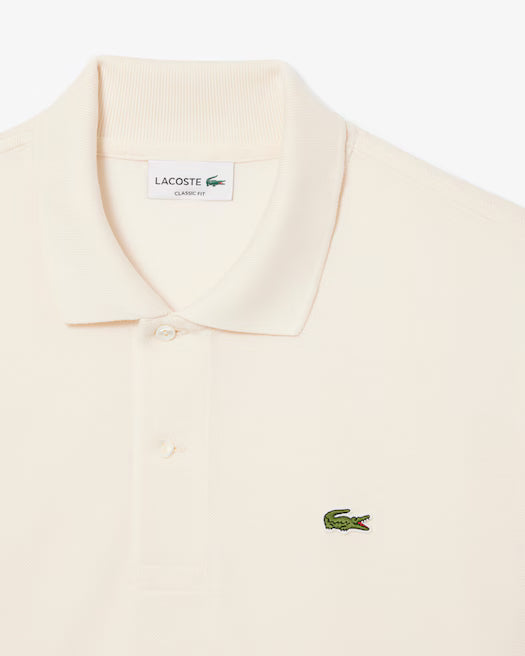 Lacoste Polo maniche corte classic fit beige