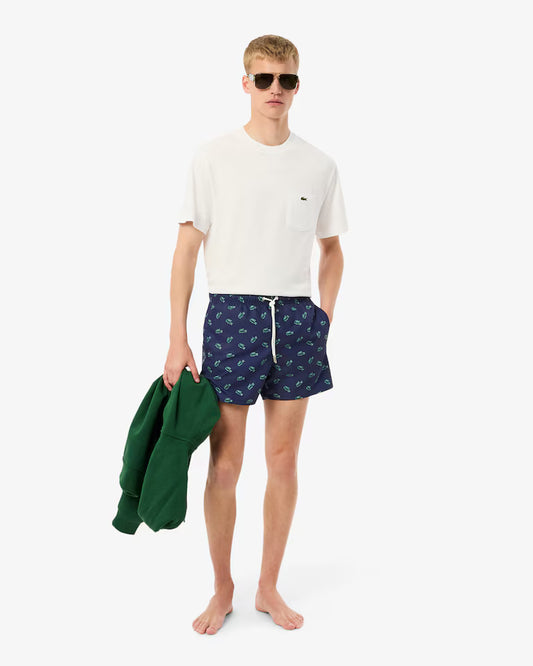Lacoste · Costume uomo stampa coccodrillo
